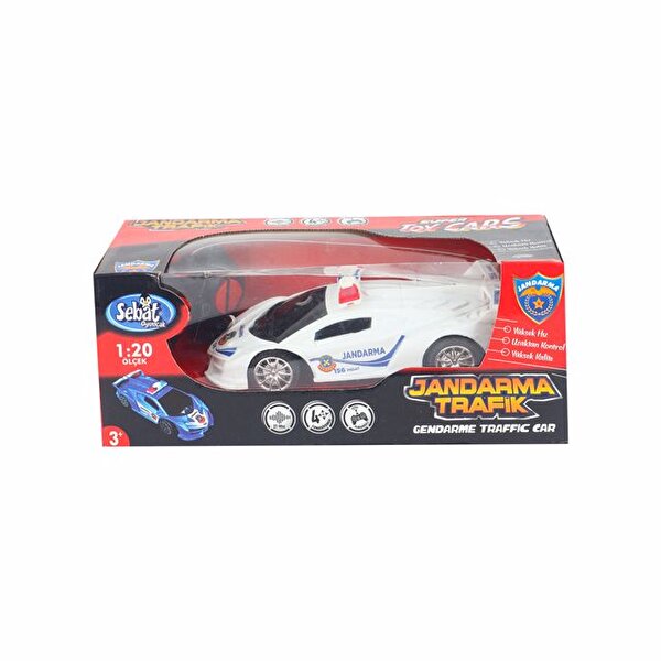 Uzaktan Kumandalı 4 Fonksiyonlu Jandarma Aracı Beyaz