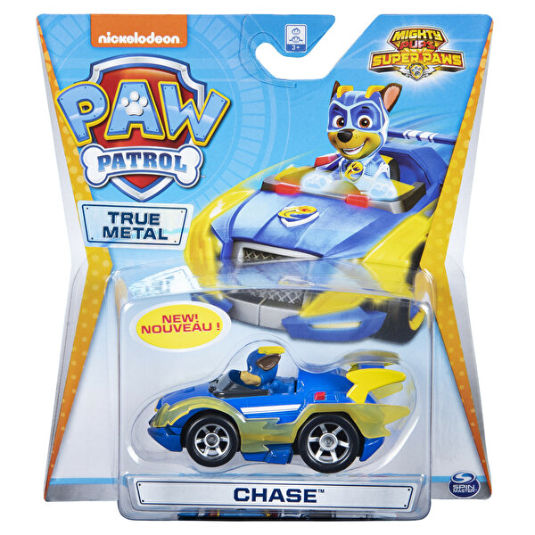 Paw Patrol True Metal Die Cast Araçlar (Mighty Pups) Chase