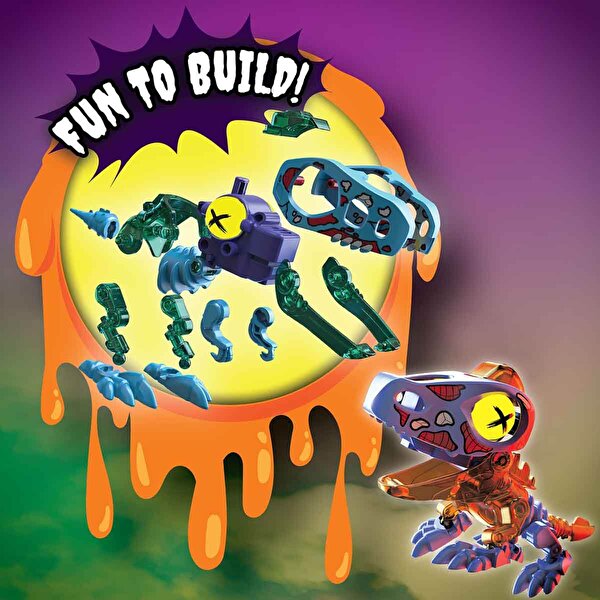 Sesli ve Işıklı Biopod Zombies Dinozor Robot Sürpriz Paket