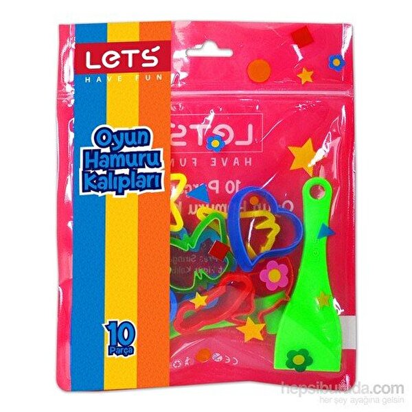 Lets Oyun Hamuru Kalıpları 10 Parça