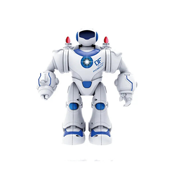 Sesli Ve Işıklı Savaş Robotu Mavi