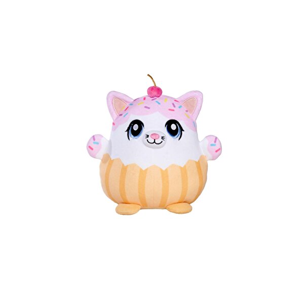 Cute Softies Sevimli Peluş Cup Cake Kedi 24 Cm