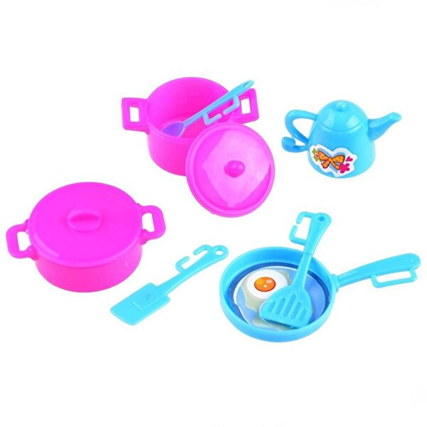 Koca Göz Ailesi Aşçı Bebek Siyah Saçlı