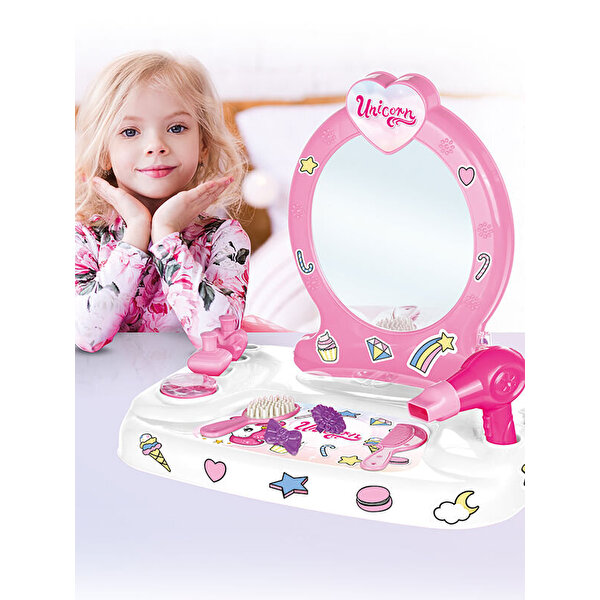 Unicorn Masaüstü Aynalı Güzelli̇k Seti̇