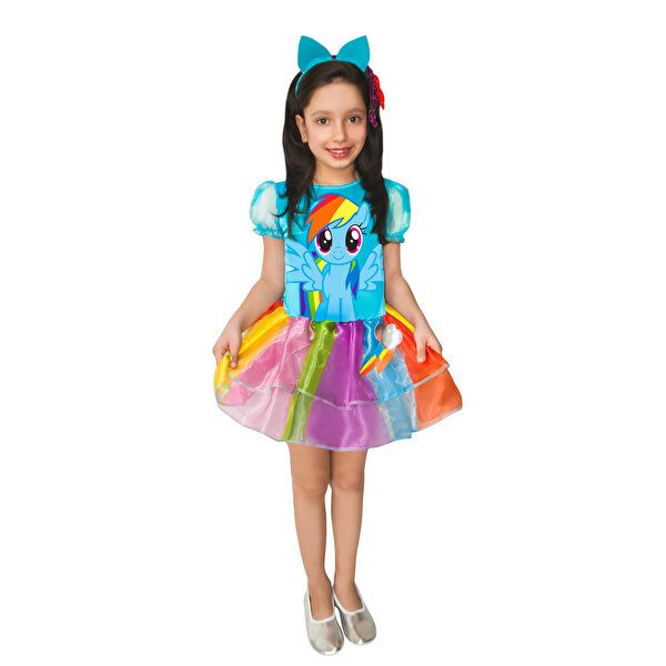 Pony Rainbow Dash Kostüm 7-9 Yaş