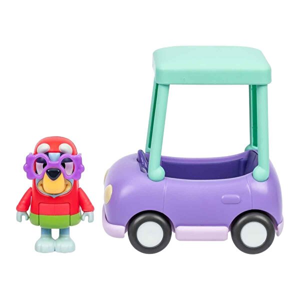 Bluey Büyükannenin Arabası ve Janet Figürü