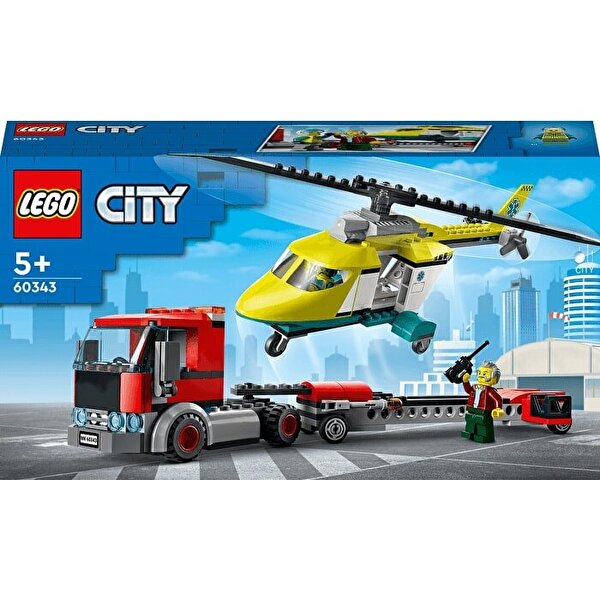 LEGO® City Kurtarma Helikopteri Nakliyesi 60343