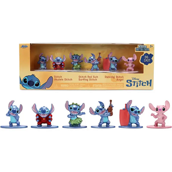 Jada Stitch Nano 6'lı Diorama Figür Paketi