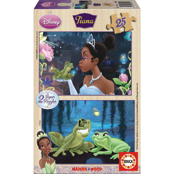 Educa Puzzle 2x25 Puzzle The Princess and The Frog