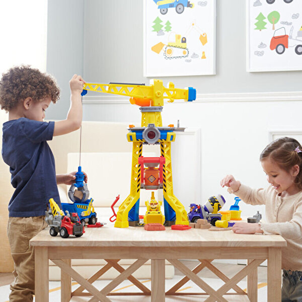 Paw Patrol Rubble and Crew Bark Yard Deluxe Buldozer İnşaat Kamyonu