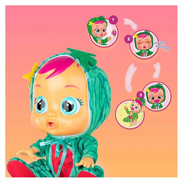 Cry Babies Ağlayan Bebekler Tutti Frutti W1 Karpuz Mel