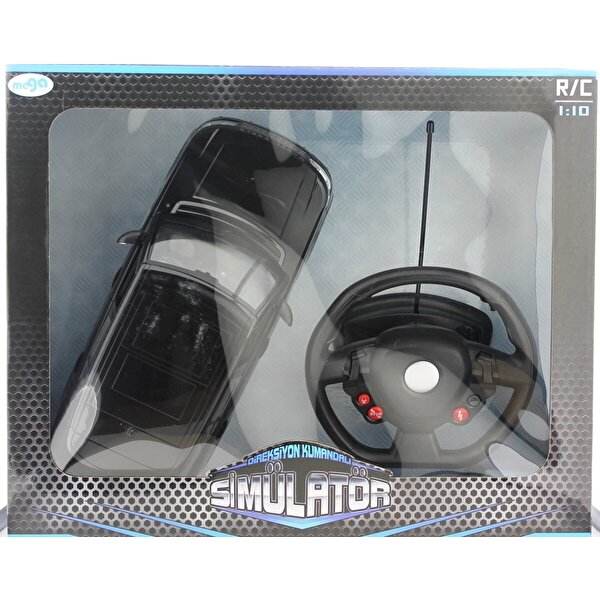 U.K. R/C 1:10 Şarjlı Siyah Simülatör Kumandalı Araba