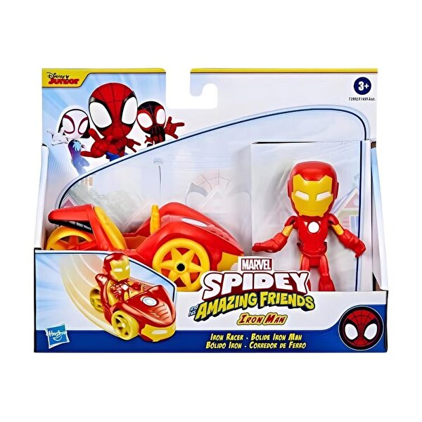 Spidey And His Amazing Friends Araç ve Fi̇gür İron Man F7458