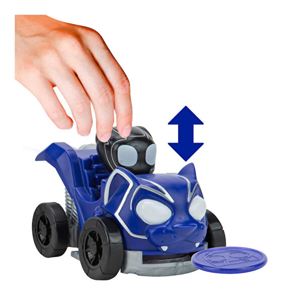 Spidey Disk Fırlatan Araba Black Panther