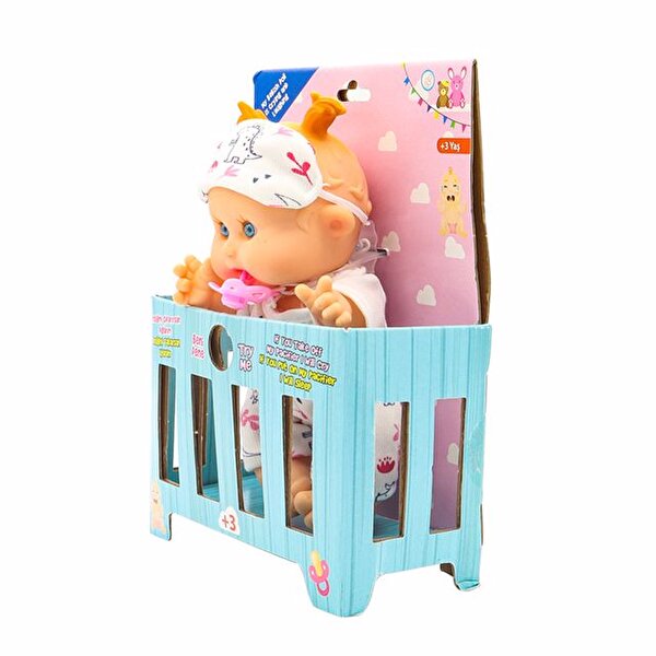 Ağlayan Bebiş Bebek Beyaz Dinozorlu