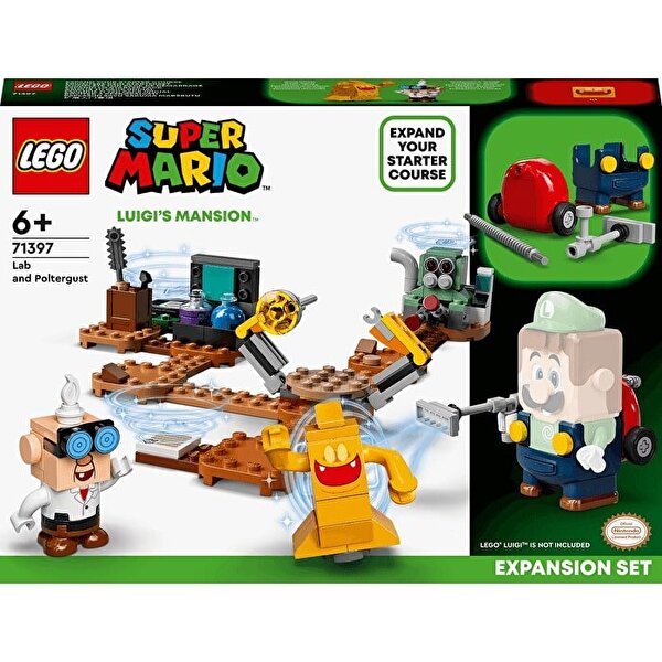 LEGO® Super Mario Luigi’s Mansion Laboratuvar ve Poltergust Ek Macera Seti 71397
