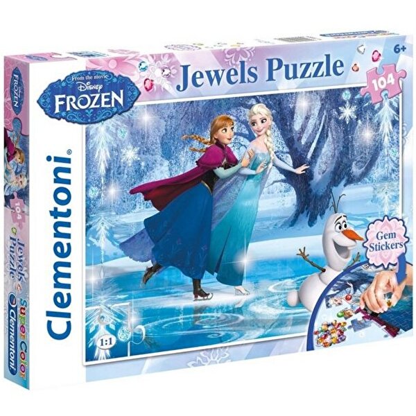 Clementoni Puzzle 104 Parça Jewels Frozen