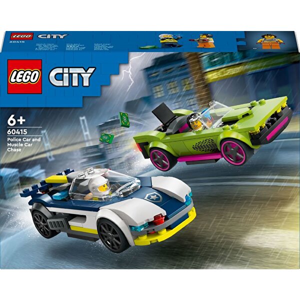 LEGO City Polis Arabası ve Spor Araba Takibi 60415