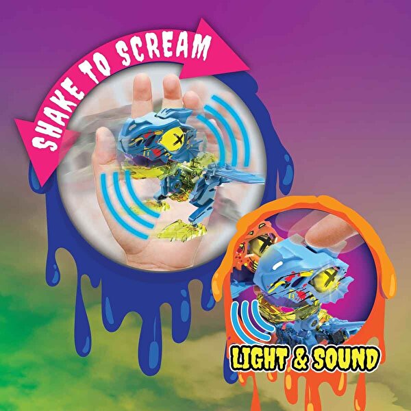 Sesli ve Işıklı Biopod Zombies Inmotion İkili Dinozor Robot