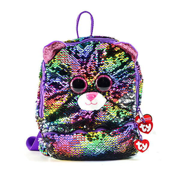 TY Fashion Dotty Leopard Payetli Sırt Çantası 95045