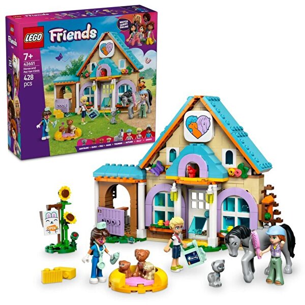 LEGO Friends At ve Evcil Hayvan Veteriner Kliniği 42651