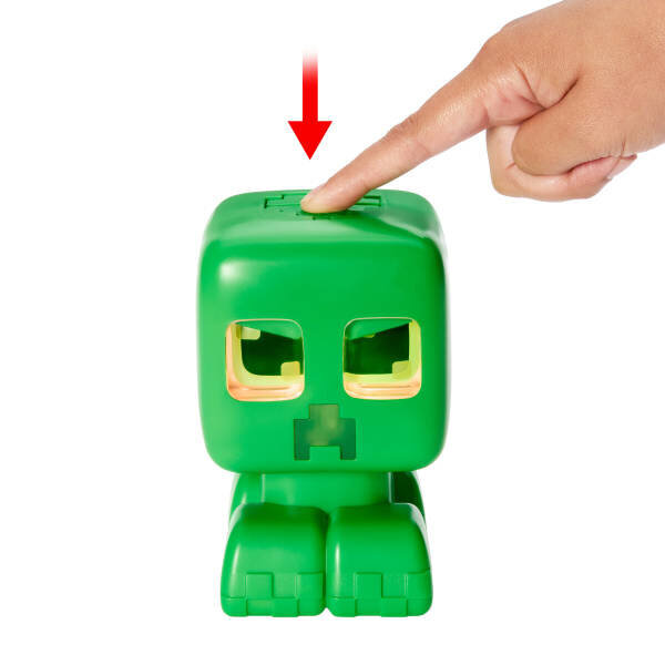 Minecraft Sesli ve Işıklı Evcil Creeper Figürü JGX49