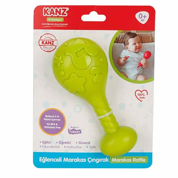 Marakas Çıngırak Yeşil