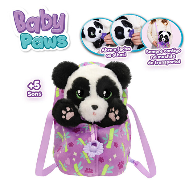 Baby Paws Sesli Panda Peluş 20 Cm 927667