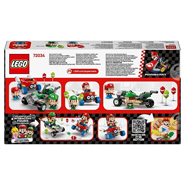 LEGO Super Mario: Mario Kart – Baby Mario ile Baby Luigi 72034