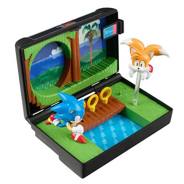Console Heroes Sonic the Hedgehog 2 Emerald Hill Zone Koleksiyon Dioraması