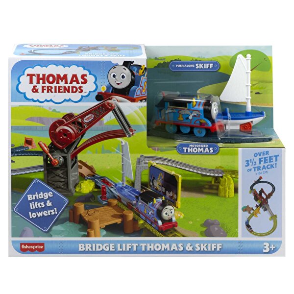 Thomas ve Arkadaşları Thomas ve Skiff Açılır Köprü Macerası (Motorlu Tren) HGX65