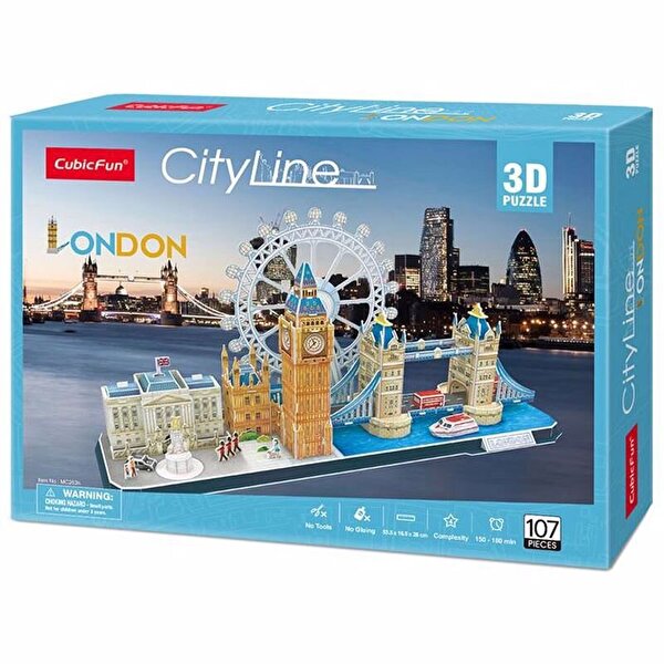 Cubic Fun London 107 Parça 3D Puzzle