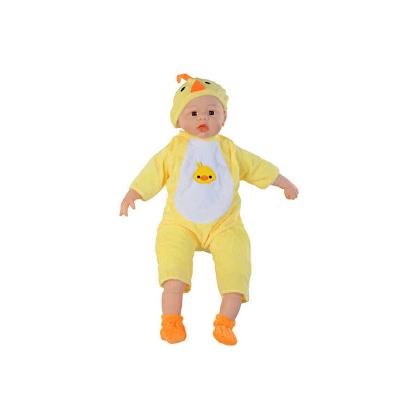 Peluş Civciv Tulumlu Bebek 60 cm.