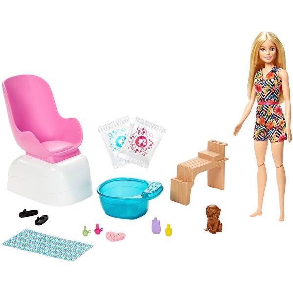 Barbie Sağlıklı Tırnak Bakım Oyun Seti GHN07