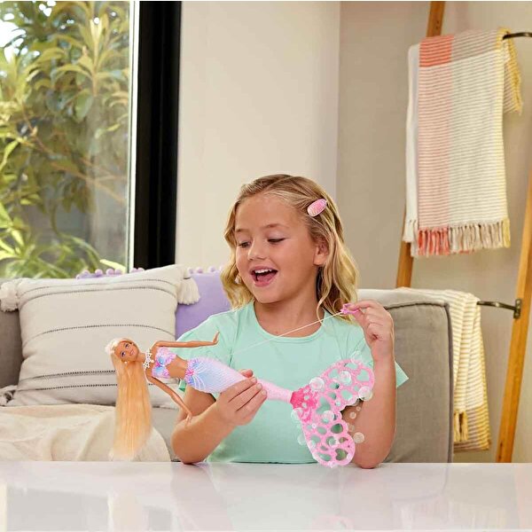 Barbie Baloncuk Işıltısı Deniz Kızı Bebeği JLW56