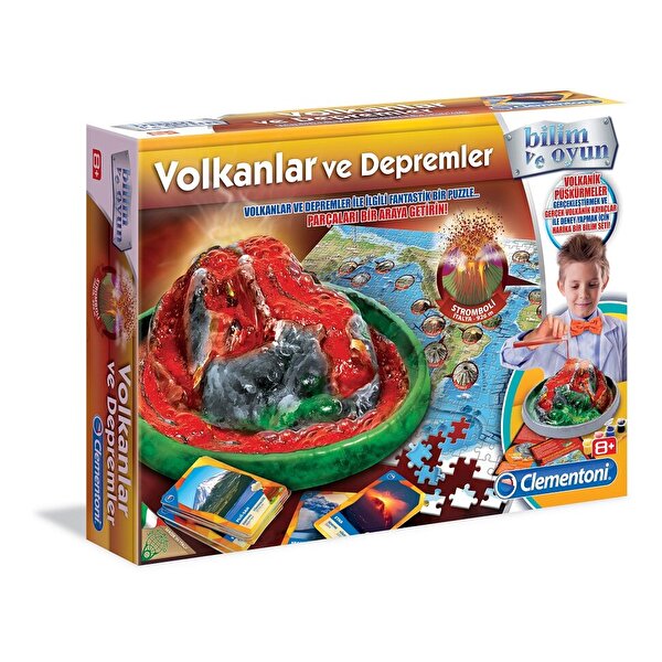 Clementoni Volkanlar ve Depremler Deney Seti