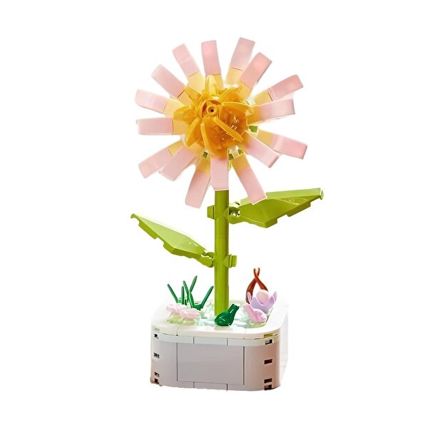 Saksıda Çiçek Yapım Seti Gold Chrysanthemum