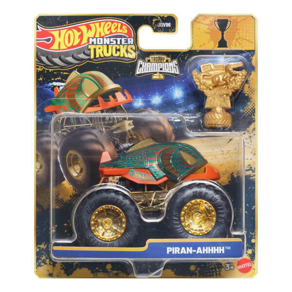 Hot Wheels Monster Trucks Arabalar Trophy Champions Piran-Ahhhh JMV70