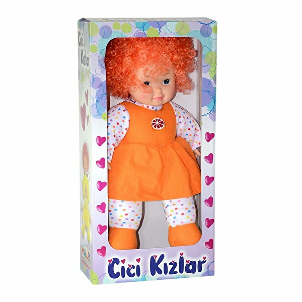 Turuncu Cici Kızlar 45 cm.