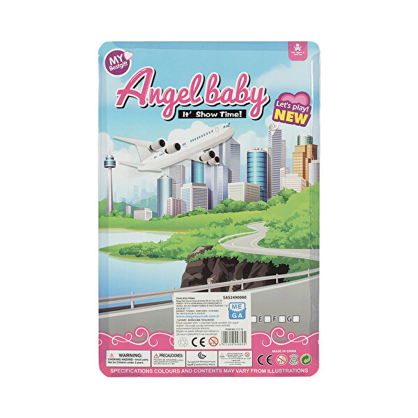 Angelbaby Seyahat Bebekleri Seri 2 Siyah Deri Pantalonlu