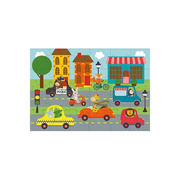 4'ü 1 Arada Puzzle Seti