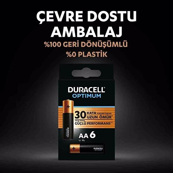 Duracell Optimum AA Kalem Pil 6'lı