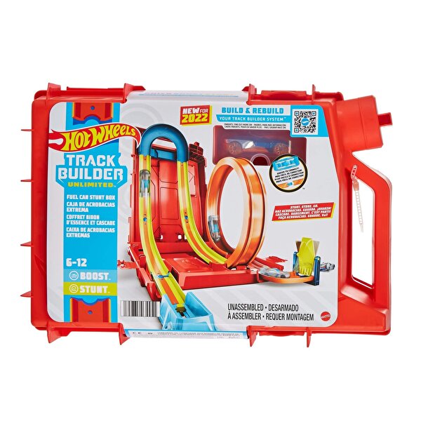 Hot Wheels Track Builder Benzin Bidonu Akrobasi Seti HDX78