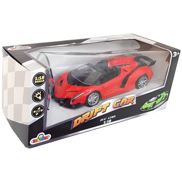 1:18 Uzaktan Kumandalı Lambo Spor Araba Kırmızı