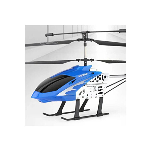 Işıklı Şarjlı 2.4 GHz Uzaktan Kumandalı Helikopter Mavi