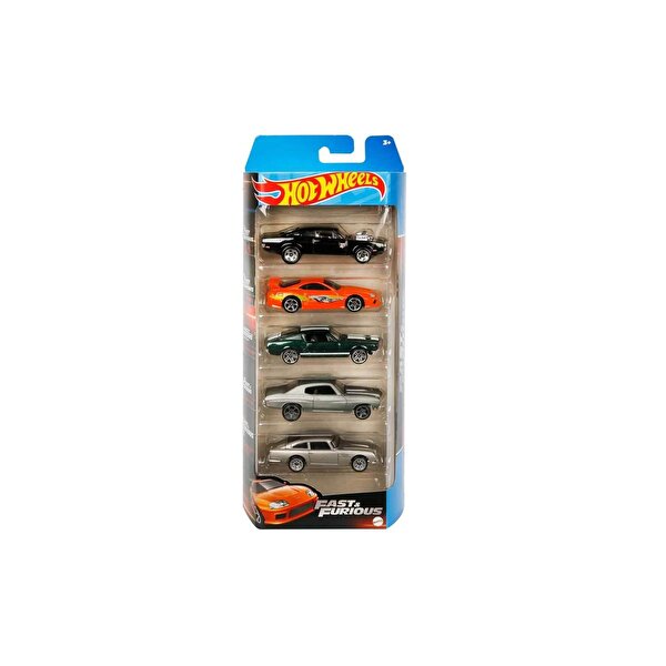 Hot Wheels Beşli Araba Seti Fast And Furious HLY70