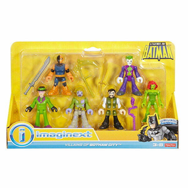 Imaginext DC Super Friends Batman Efsane Karakterler 6'lı Figür Seti Kötüler FGC45