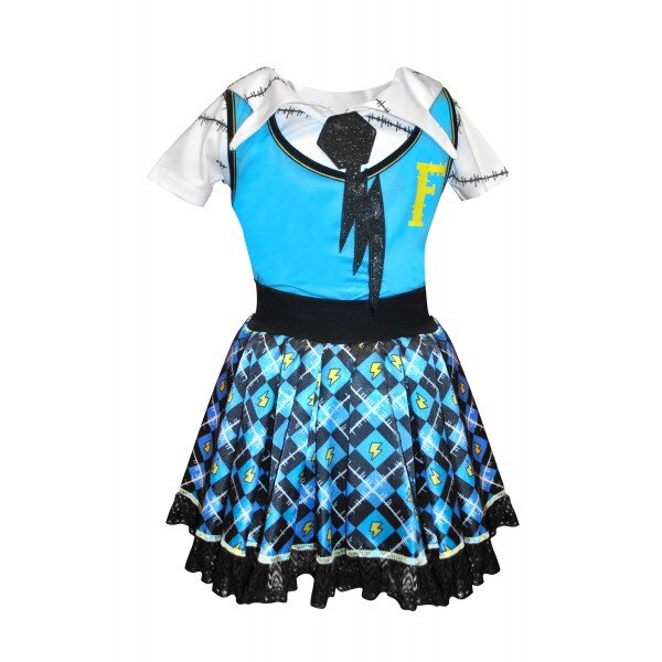 Monster High Frankie Kostüm Yeni 7-9 Yaş