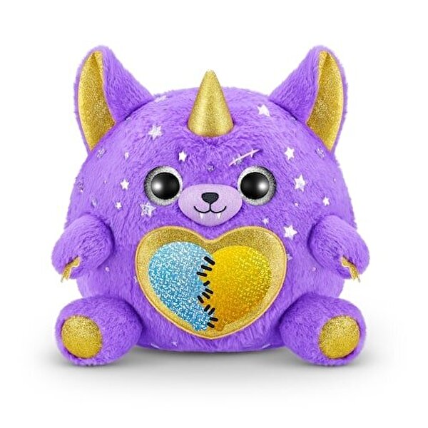 Rainbocorns Monstercorn Sürpriz Peluş Mor Boynuz