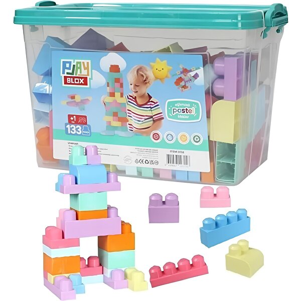 Play Blox Pastel Blok Yapı Oyuncakları 133 Parça